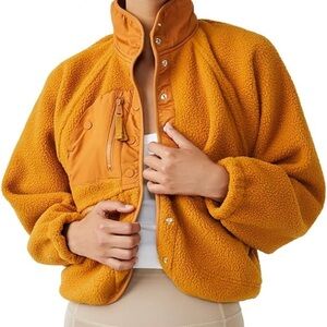Free People Hit The Slopes Fleece Jacket